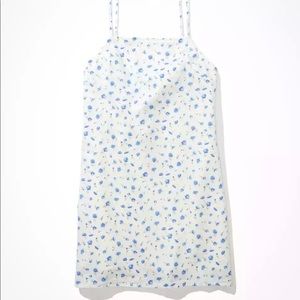 Floral Tie-Back Mini Dress